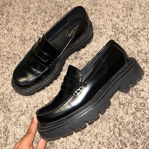Aldo platform loafers